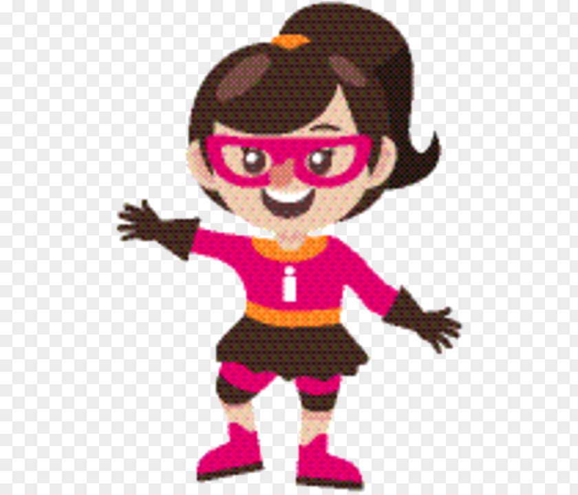 Fictional Character Mascot Pink Background PNG