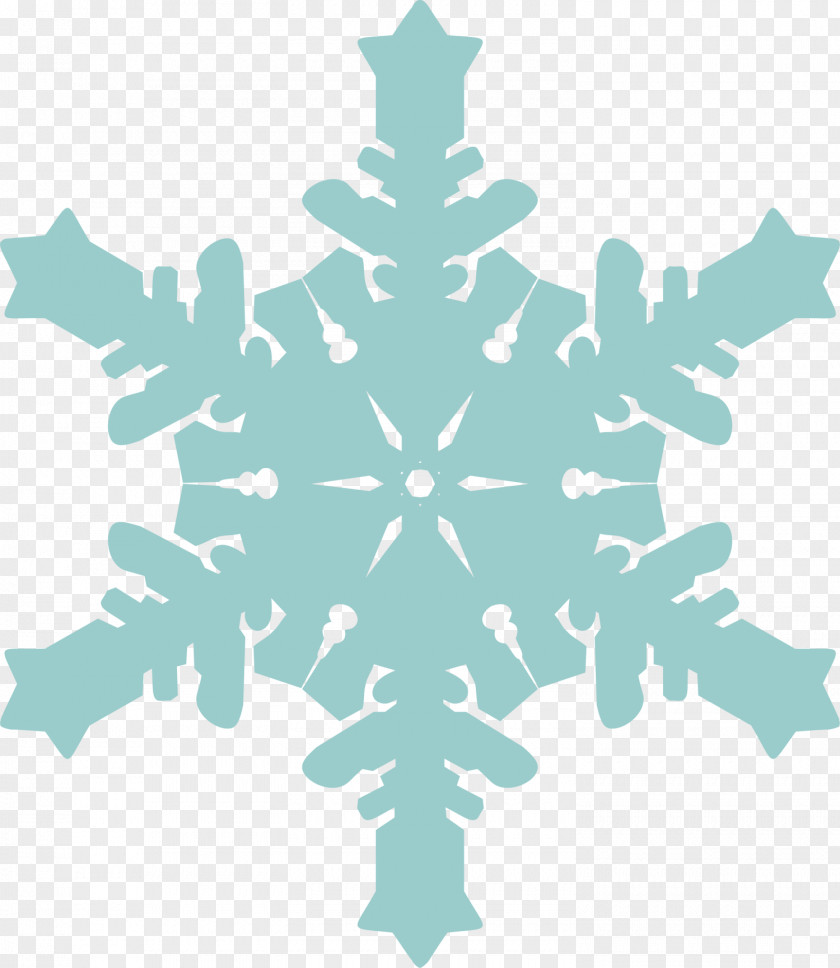 Green Pattern Snowflake Motif PNG