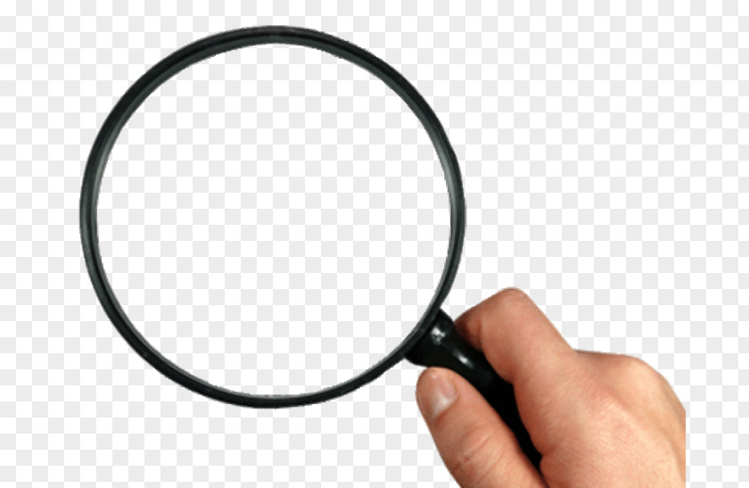 Holding A Magnifying Glass Icon PNG