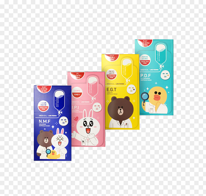 Mask Paper Line Friends Dust Moisturizer PNG