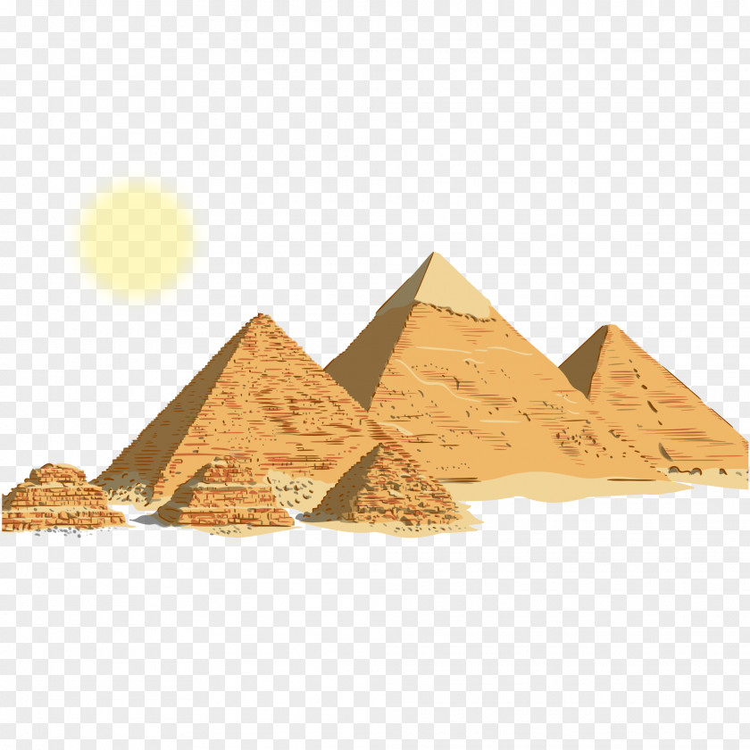 Pyramid Illustration Egyptian Pyramids Ancient Egypt PNG