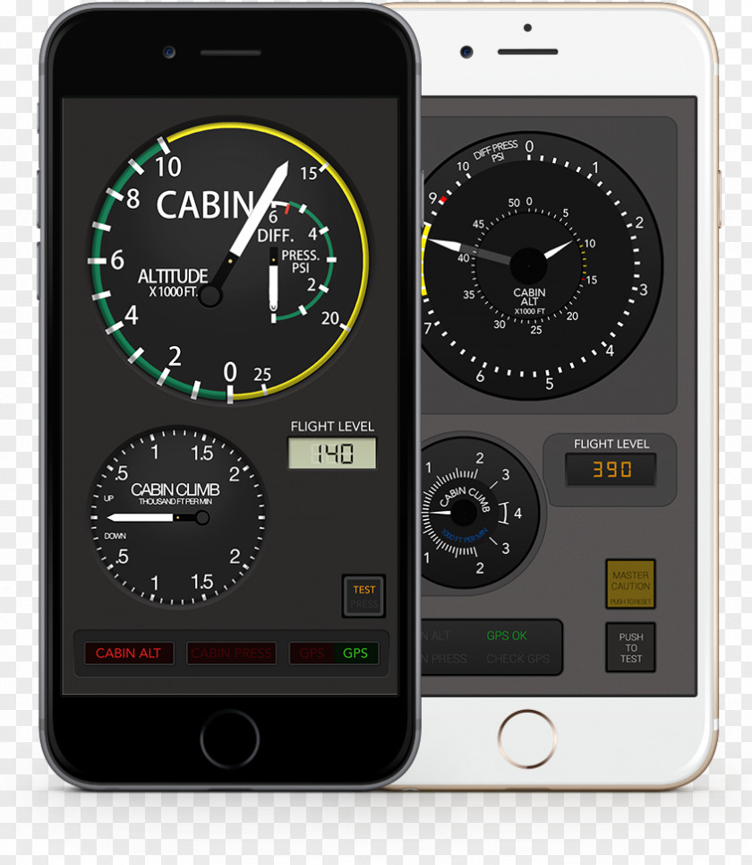 Smartphone Cabin Pressurization Aircraft App Store PNG