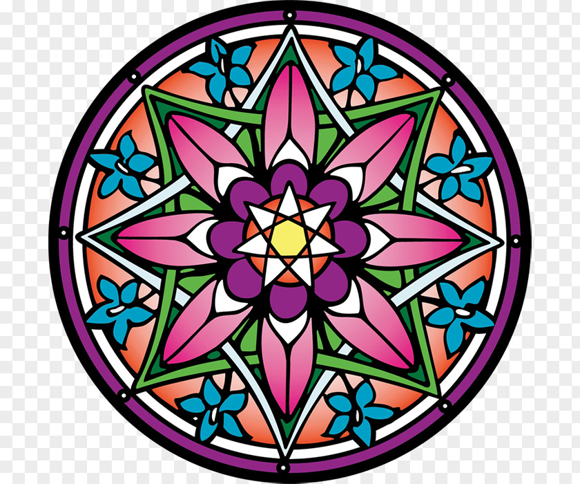 Triangle Mandala Sri Yantra Sticker PNG