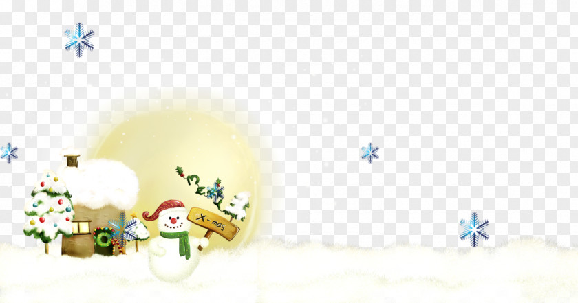 Christmas Tree On Snow Mrs. Claus Santa Reindeer Wallpaper PNG