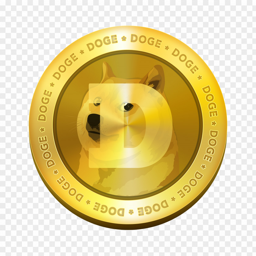 Lakshmi Gold Coin Dogecoin Cryptocurrency Litecoin Bitcoin Blockchain PNG