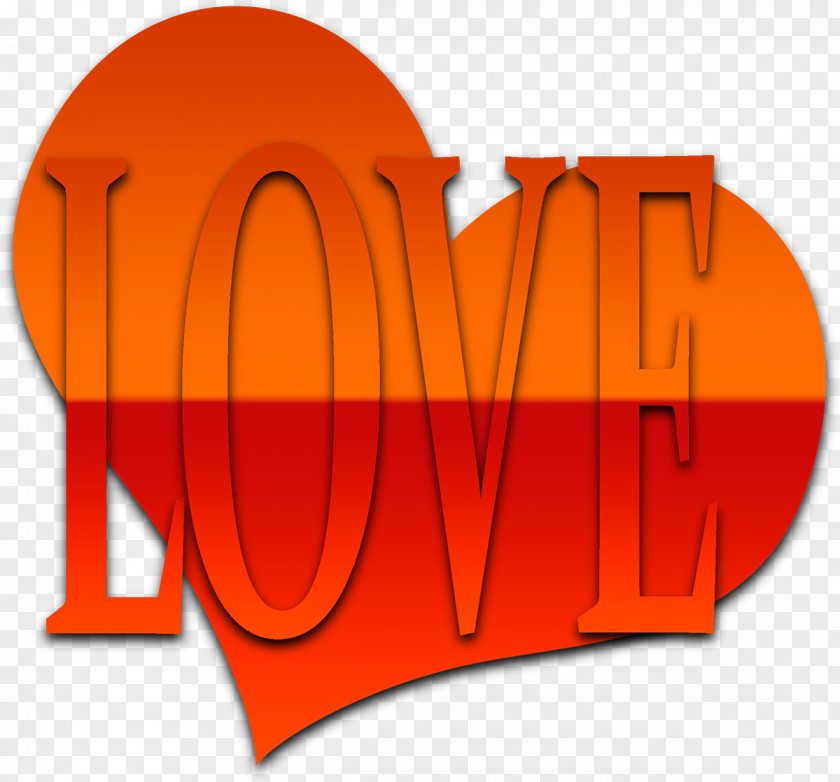 Lovely Text Love Heart Valentine's Day Clip Art PNG