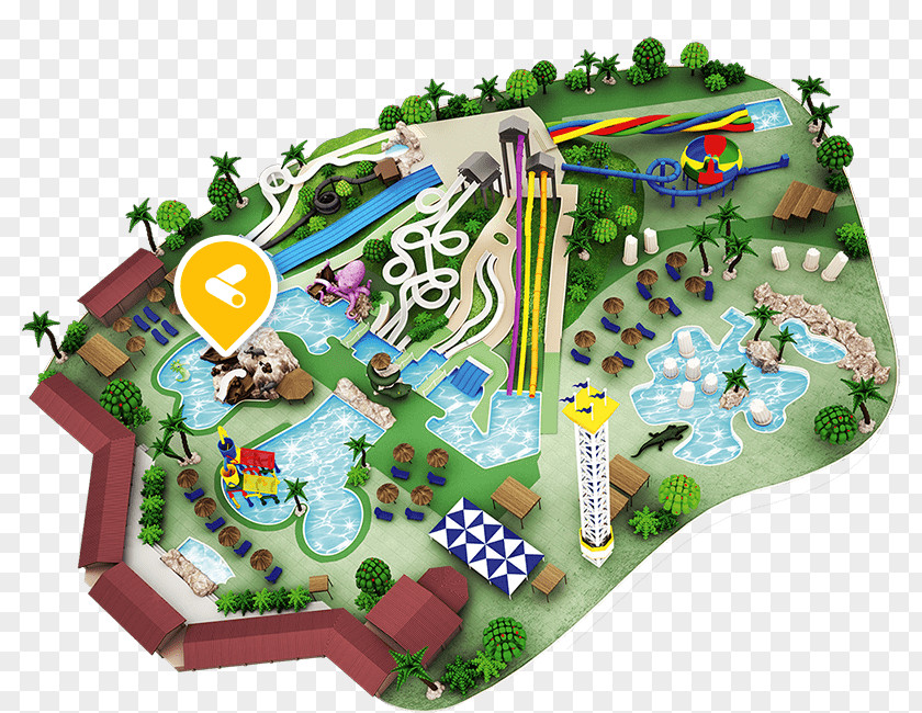 Map Aquarama Amusement Park Water Swimming Pool PNG