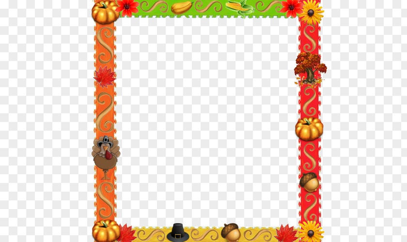 The Autumn Harvest Picture Frames Clip Art PNG