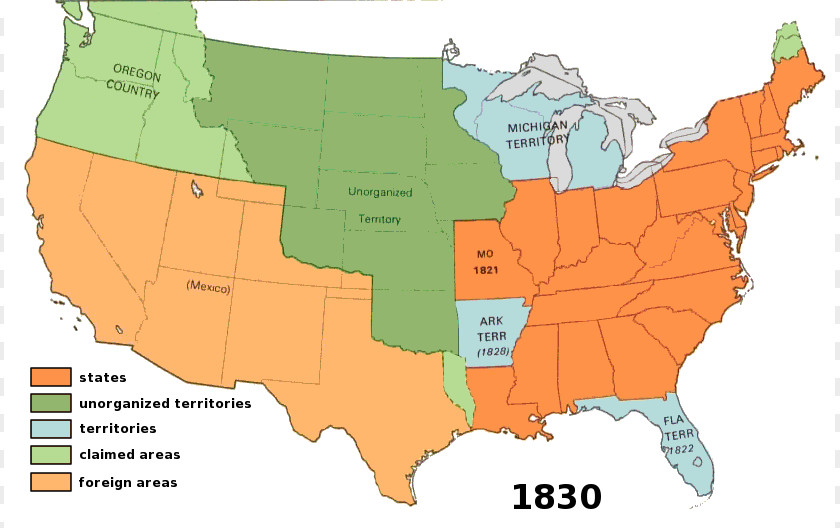 Us Map Clipart Louisiana Purchase Lewis And Clark Expedition Presidency Of Thomas Jefferson PNG