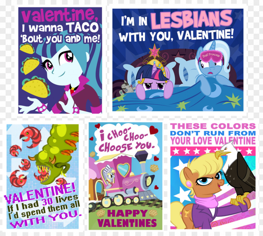 Valentine's Day Pony Rainbow Dash Fluttershy Scootaloo PNG
