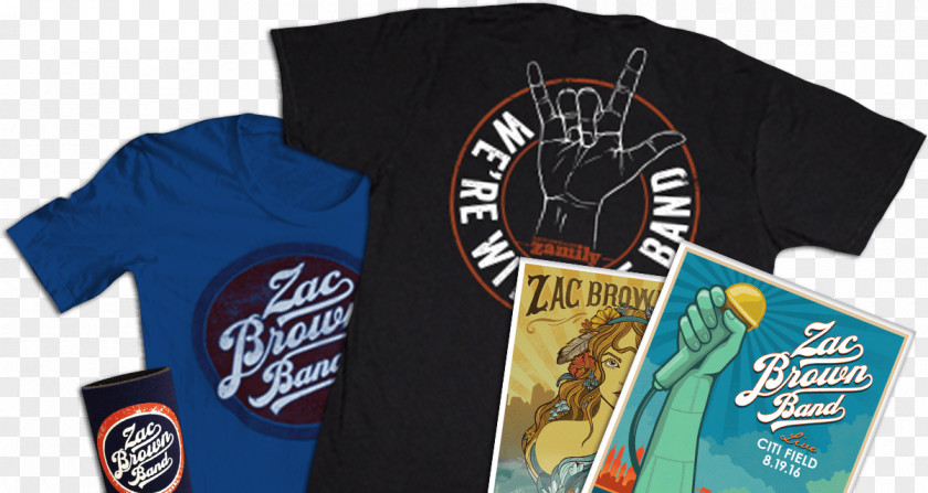 Zac Brown Band T-shirt Logo Sleeve Font Product PNG