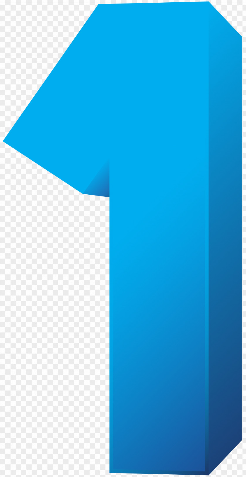 Blue Number One Transparent Clip Art Image Brand Pattern PNG
