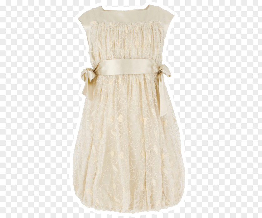 Gold Lace Cocktail Dress Party Ruffle PNG