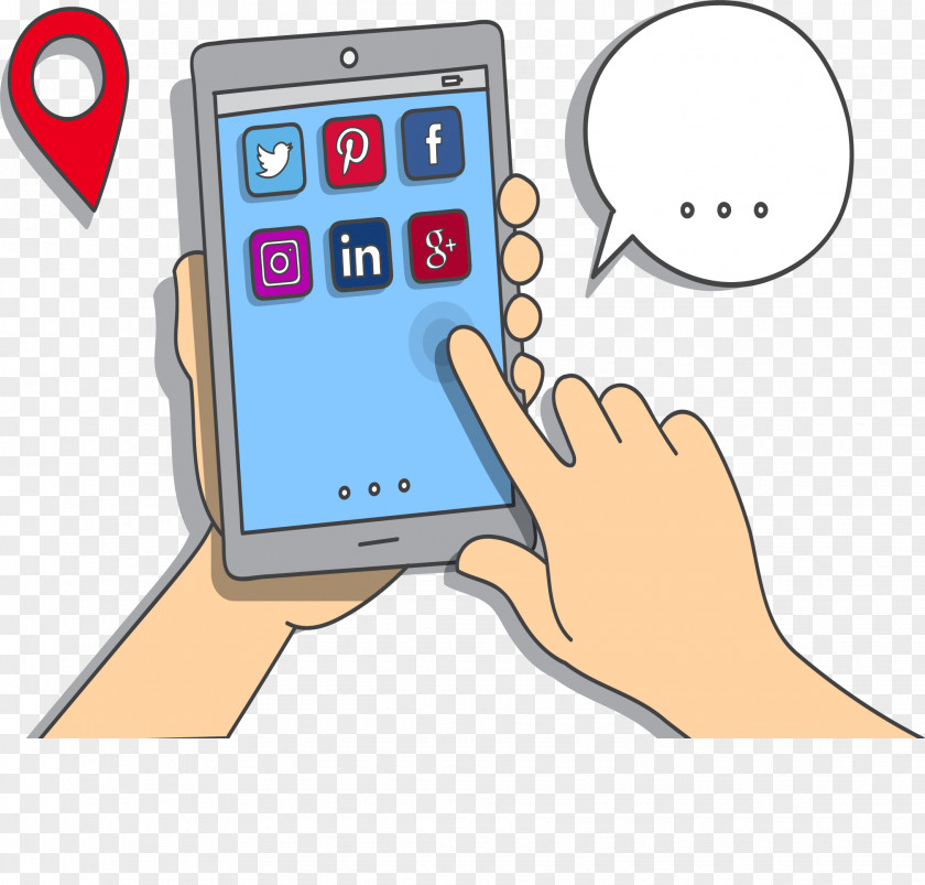 Mobile Social Software Phone Clip Art PNG