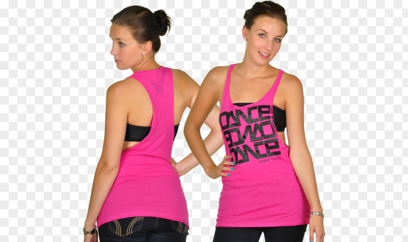 T-shirt Sleeveless Shirt Top Dance Clothing PNG