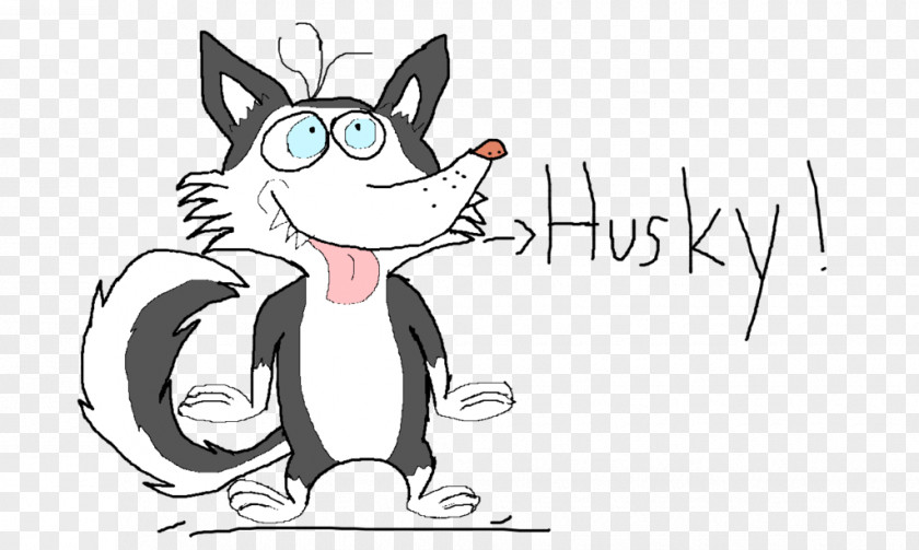 Cartoon Husky Whiskers Drawing Line Art Clip PNG
