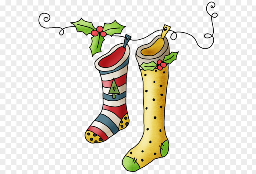 Christmas Stockings Befana Clip Art PNG