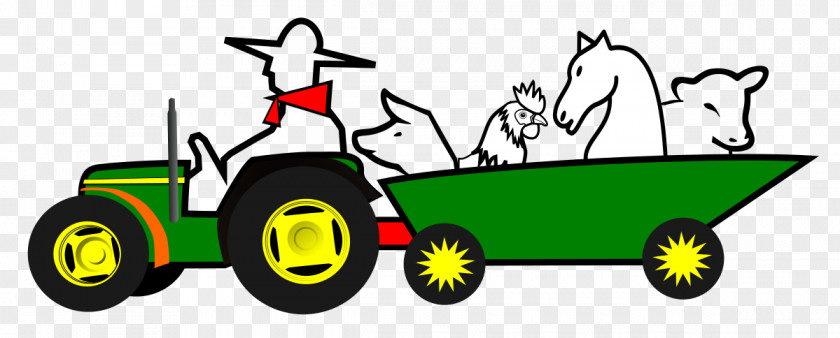 Farm Tractor Clipart Pixabay Clip Art PNG