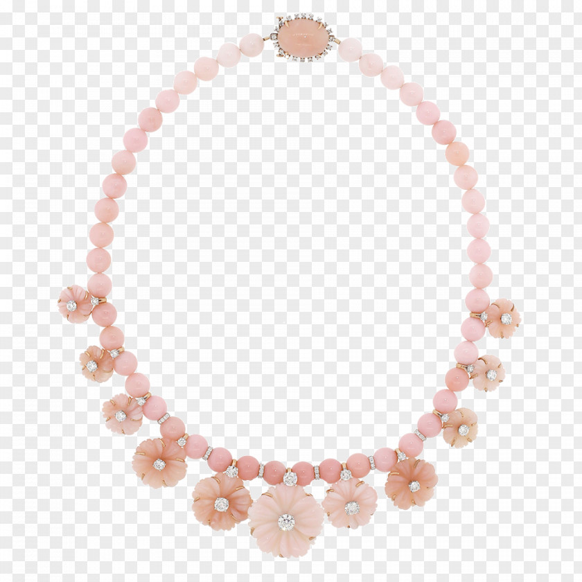 Pink Floral Necklace Pearl Jewellery Joseph Cardijn Technical School N.R.School Of Architecture PNG