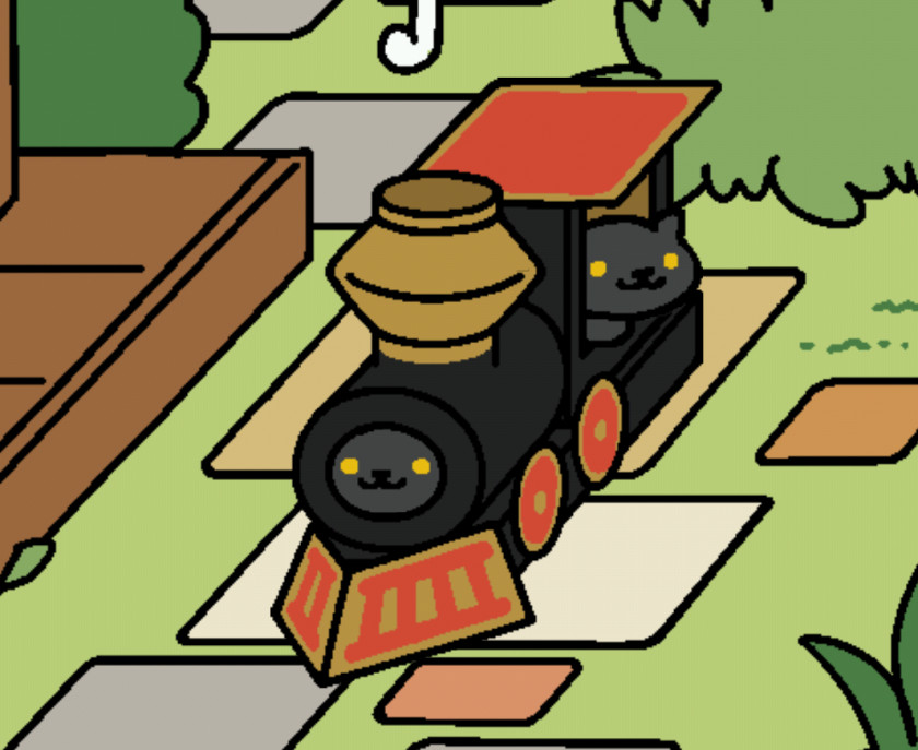 Smokey Cat Cliparts Neko Atsume Odyssey Kitten Train PNG