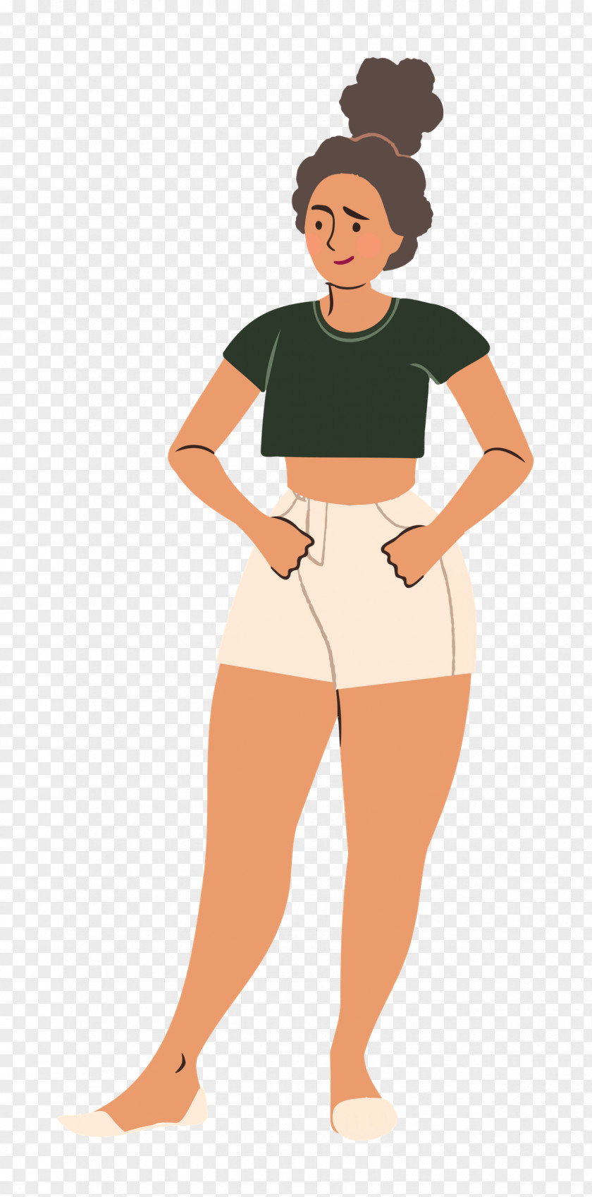 Standing Girl Woman PNG