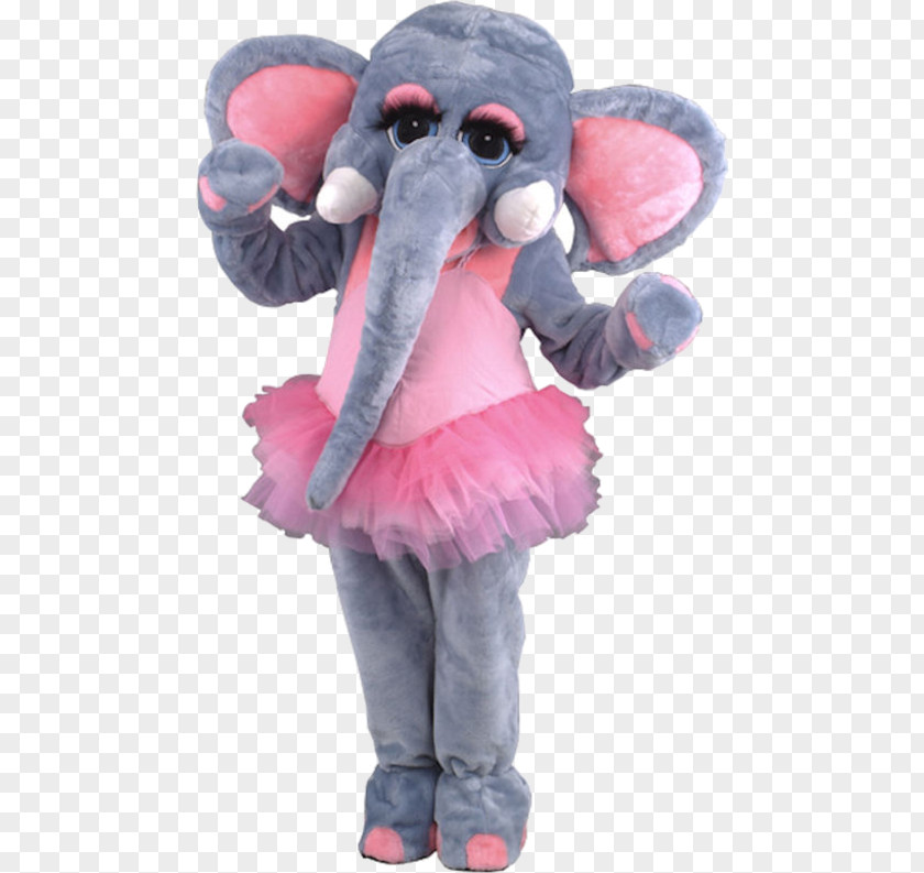 Elephant Costume Party Mascot Adult PNG