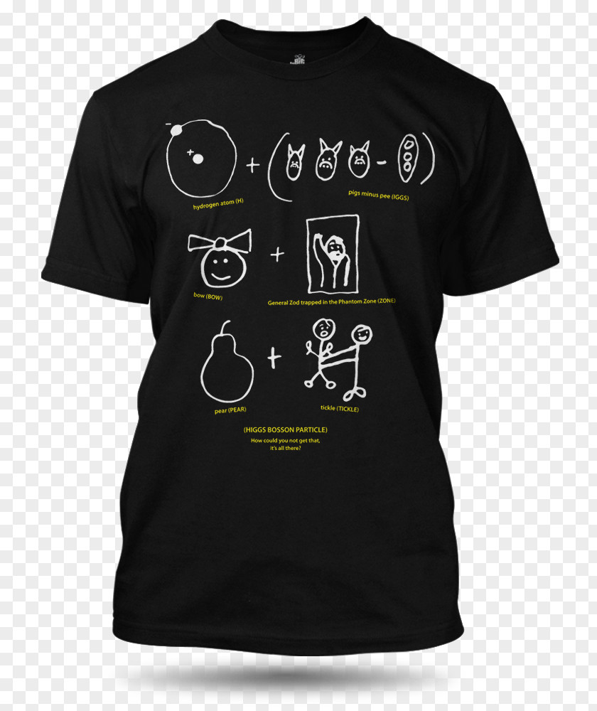 Higgs Boson Particle T-shirt Tričko Pánské PNG
