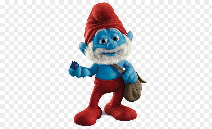 Smurfs Papa Smurf The Character Garden Gnome PNG