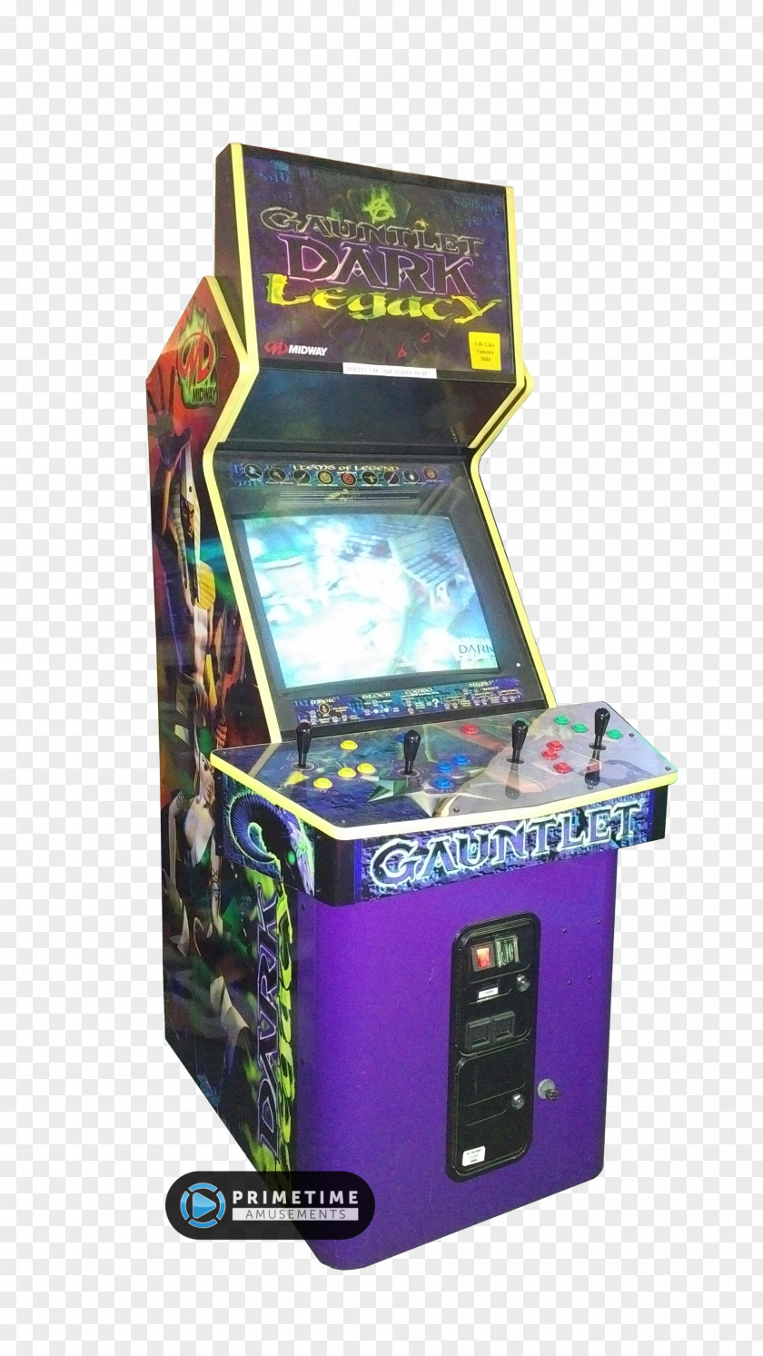 Arcade Games Cabinet Gauntlet Dark Legacy Game Video PNG