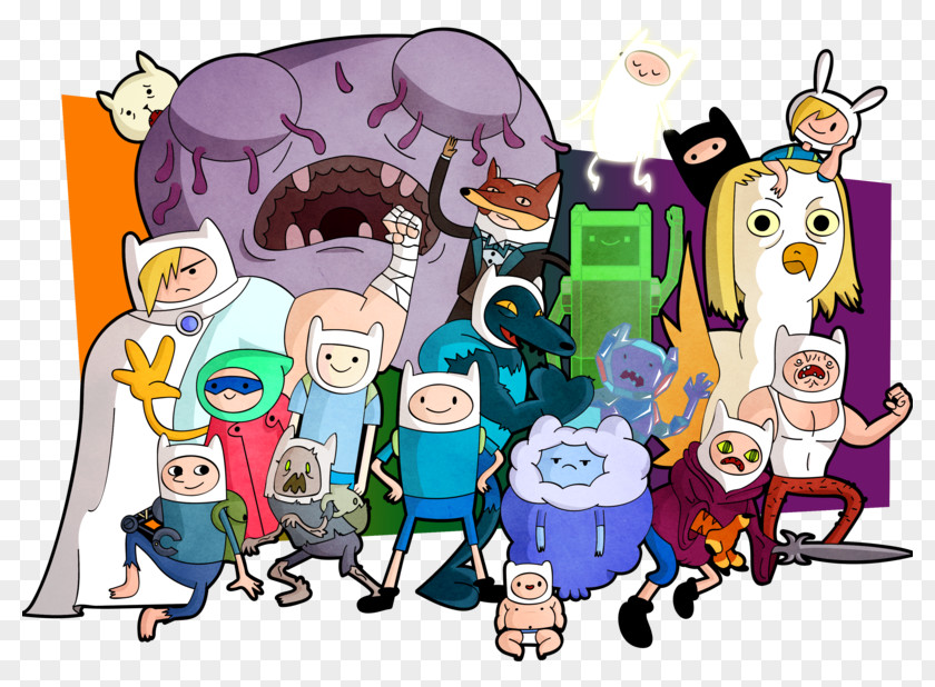 Finn The Human Jake Dog Flame Princess Adventure Time Season 5 PNG