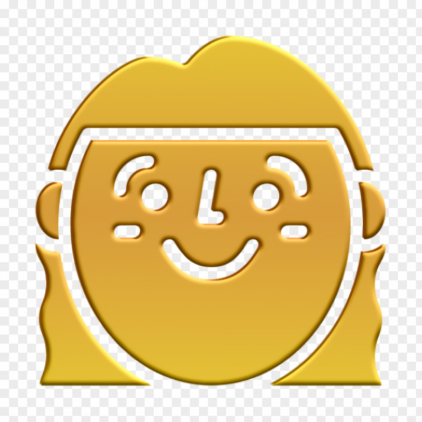 Happy People Icon Woman Emoji PNG
