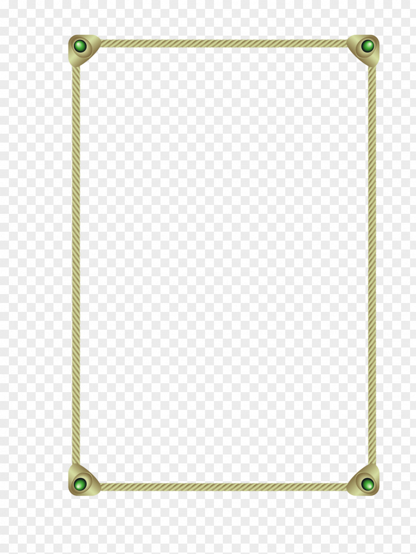 Rope Border Euclidean Vector PNG