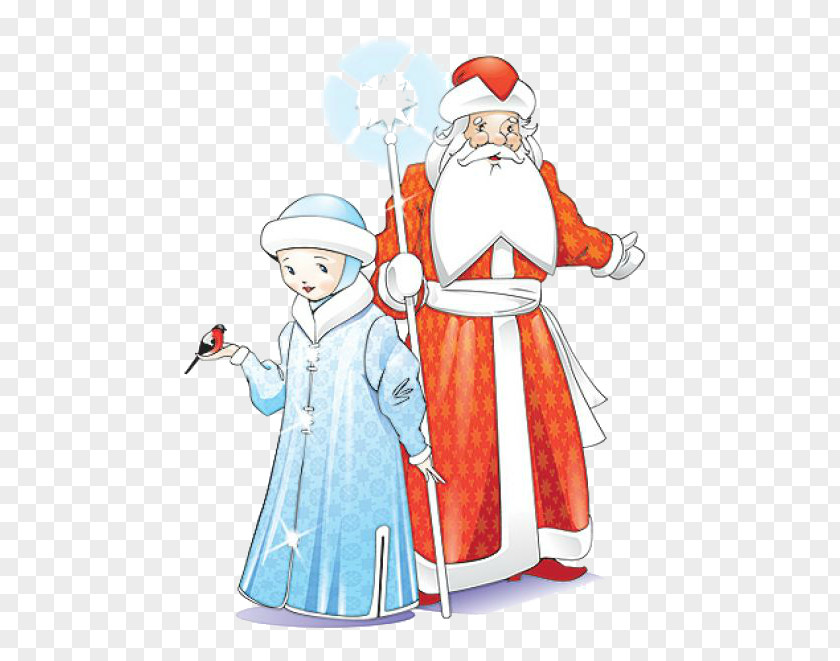 Santa Claus Snegurochka Ded Moroz Grandfather New Year PNG