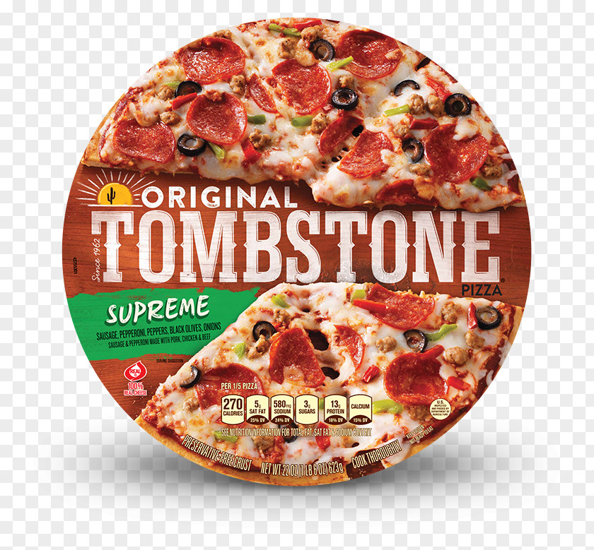 Brick Oven Pizza Tombstone Pepperoni Frozen Food Meat PNG