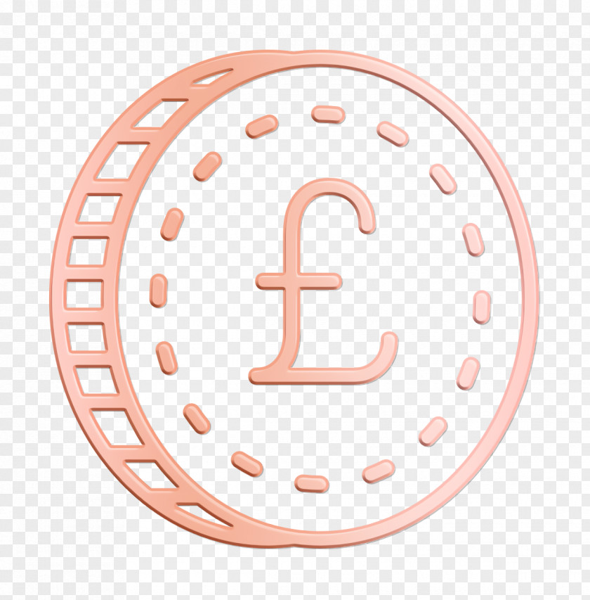 Business Icon Pound Coin PNG