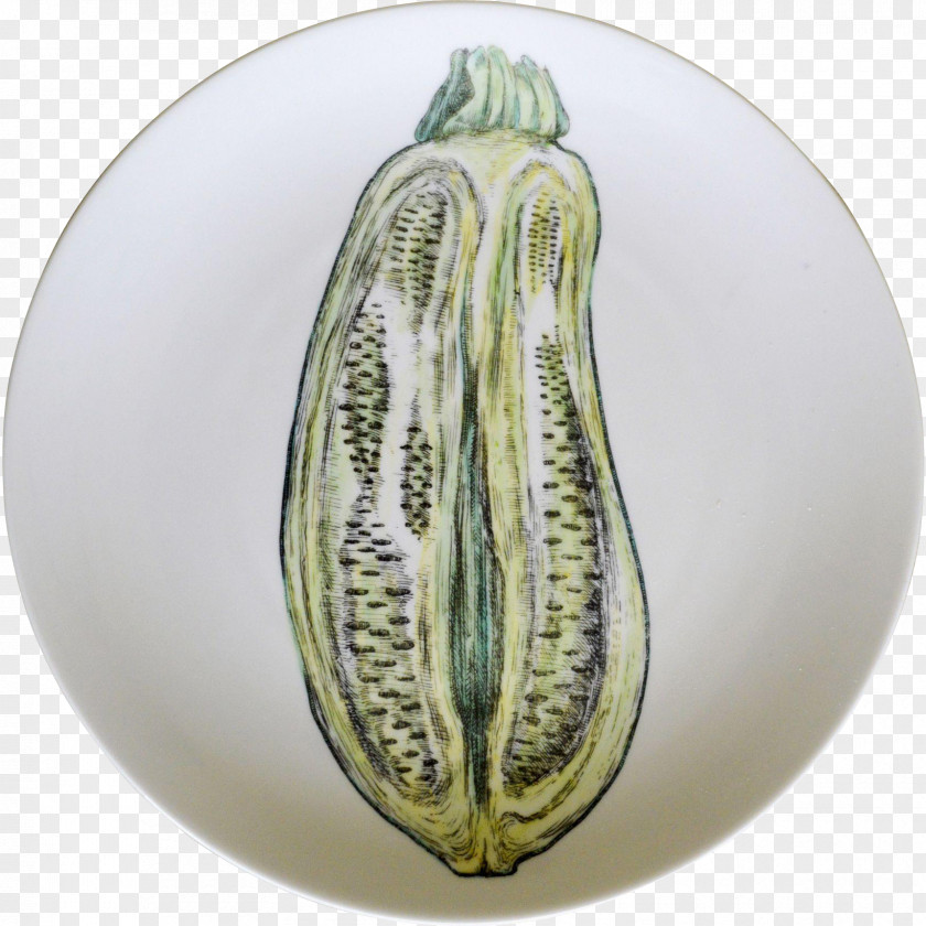 Eggplant Italy 1960s Plate Designer PNG