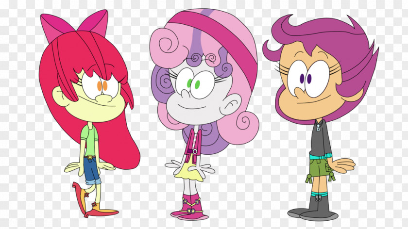 Pony Apple Bloom Lola Loud Sweetie Belle Scootaloo Cutie Mark Crusaders PNG