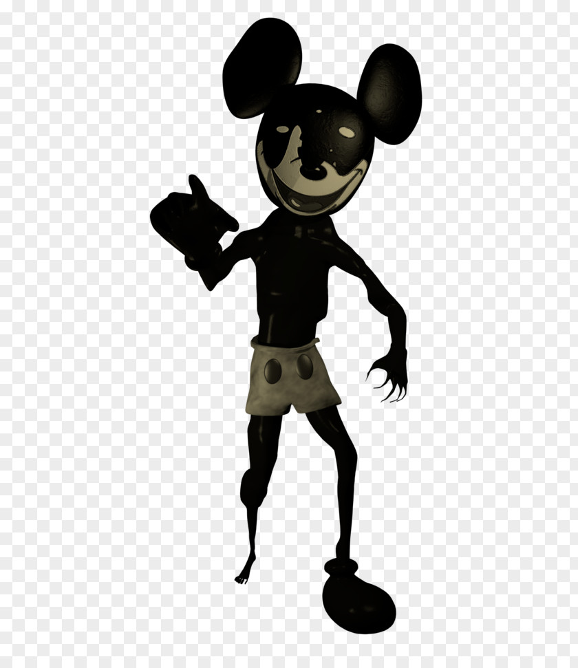 Poster Shading Mickey Mouse Bendy And The Ink Machine Epic Minnie Drawing PNG