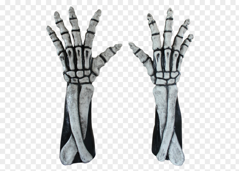 Skeleton Glove Hand Arm Costume PNG
