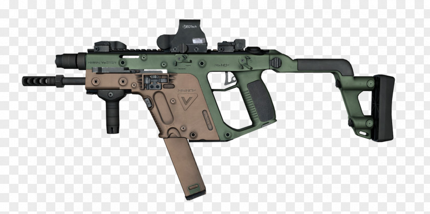 Weapon KRISS Vector Firearm Submachine Gun Airsoft PNG