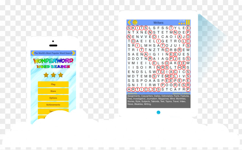 Word Puzzle Wonderword Search Game Newspaper PNG