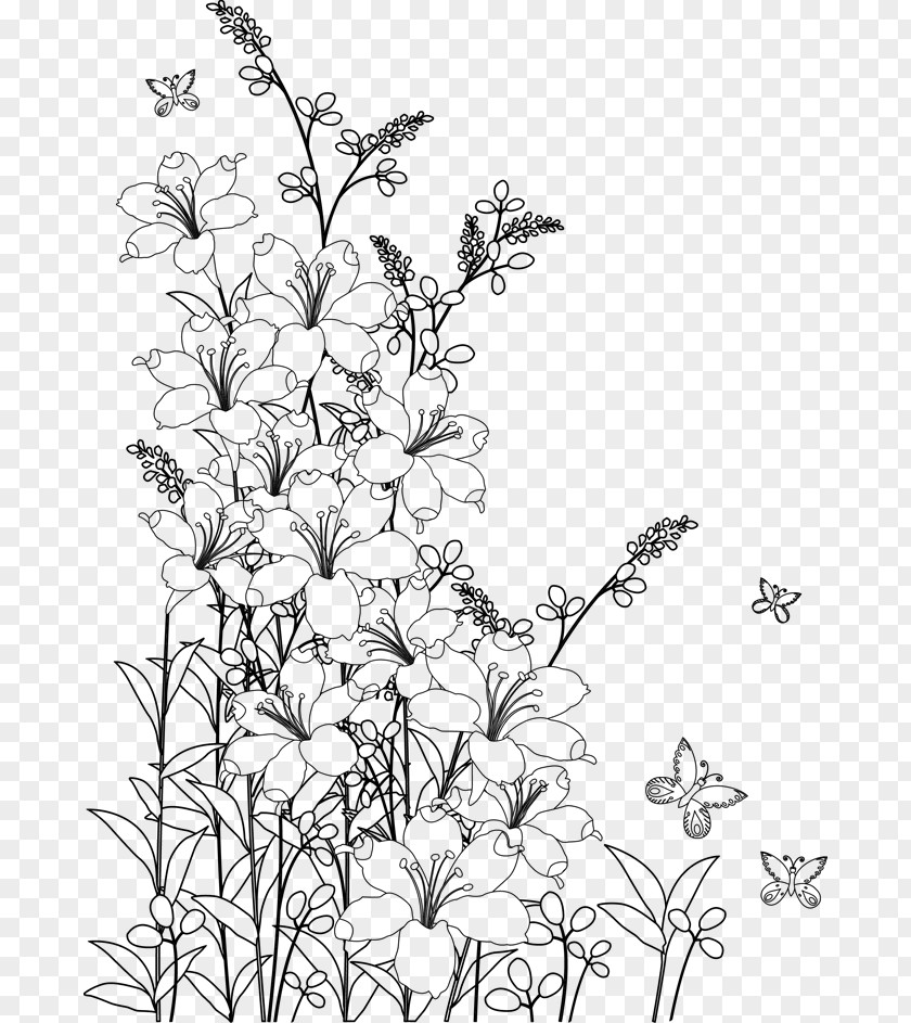 Book Coloring Adult Flower PNG