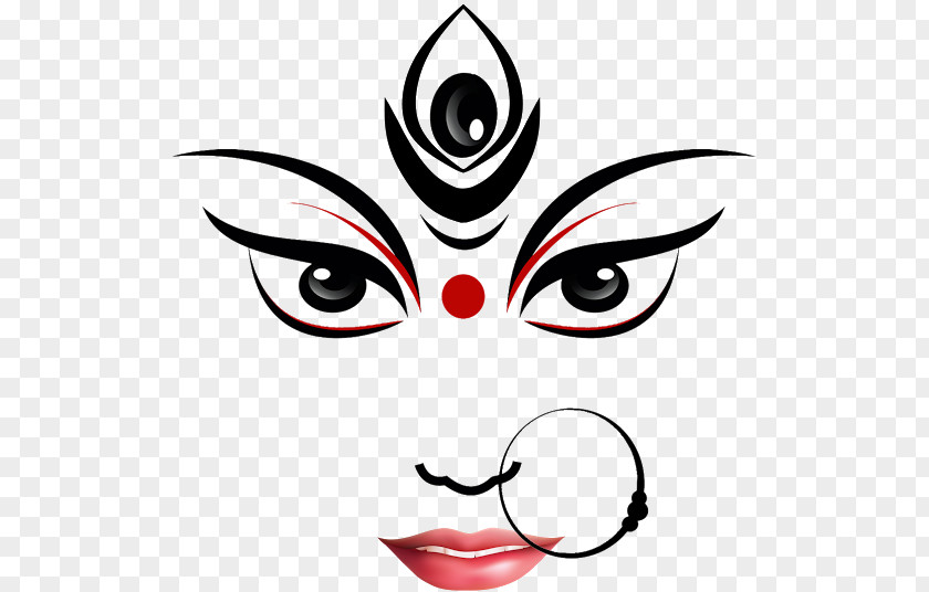 Ganesha Durga Puja Drawing Devi PNG