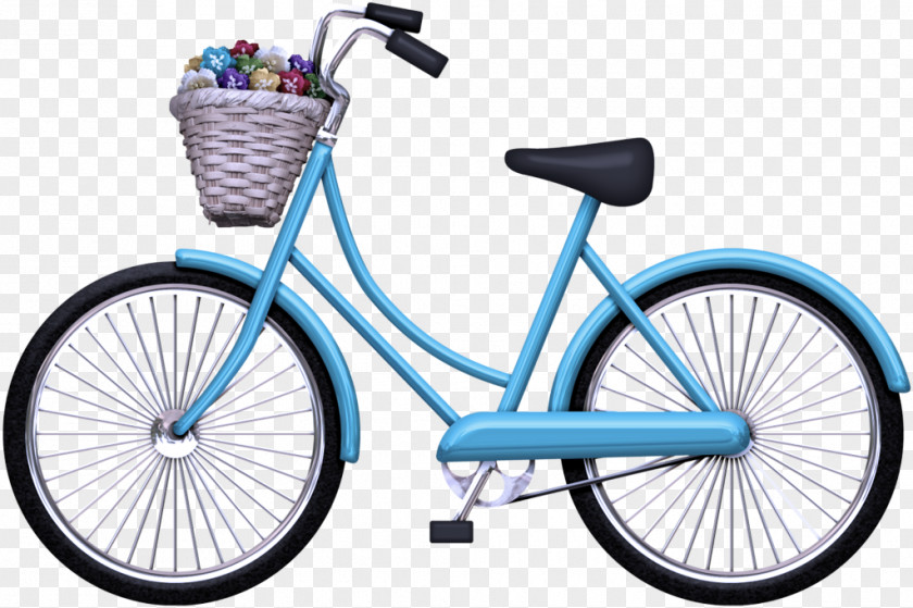 Bicycle Wheel Part Tire Blue PNG