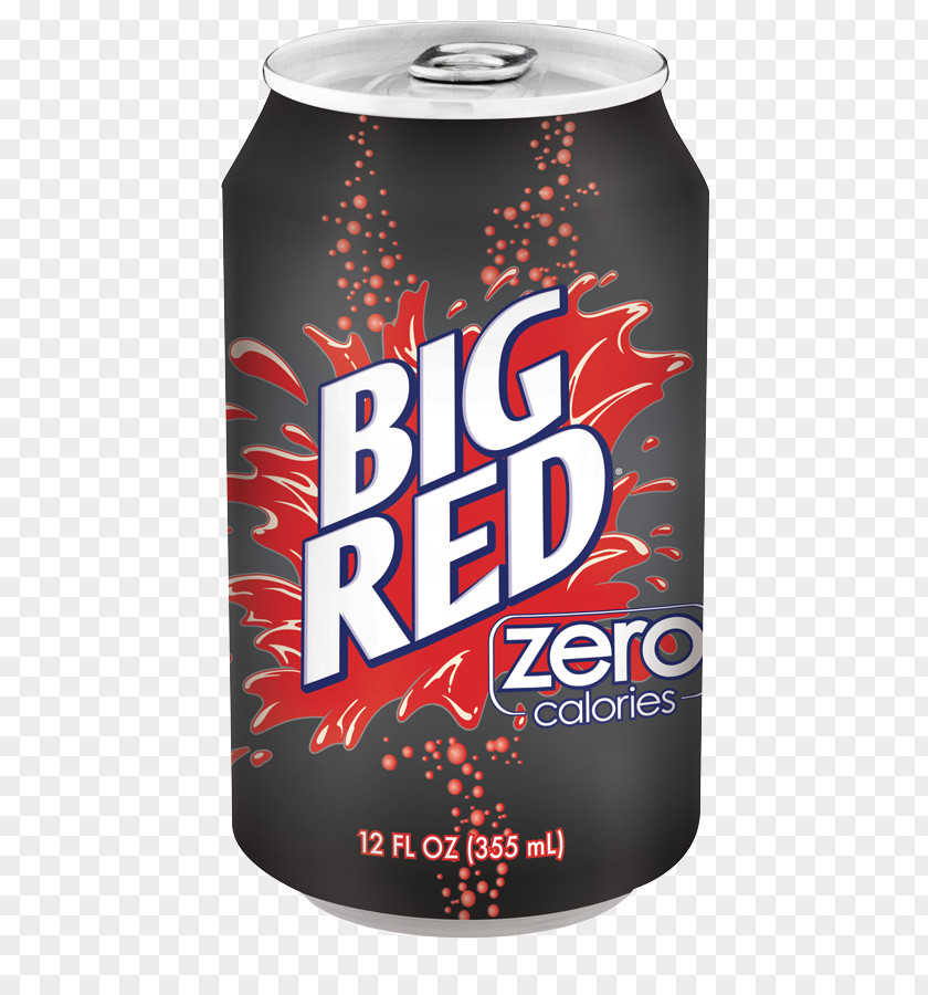 Drink Big Red Fizzy Drinks Cream Soda Bottle PNG