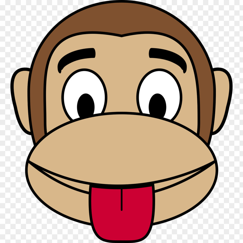Monkey Face Clip Art PNG