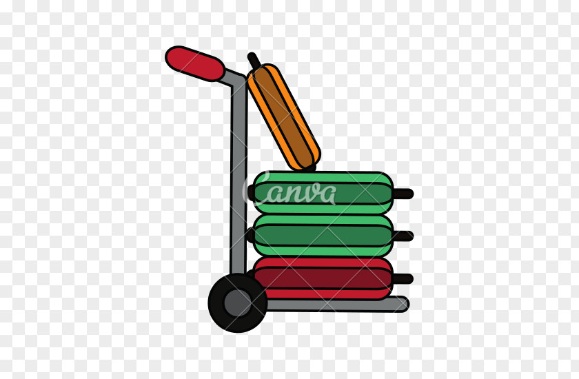 Suitcase Baggage Cart Clip Art PNG