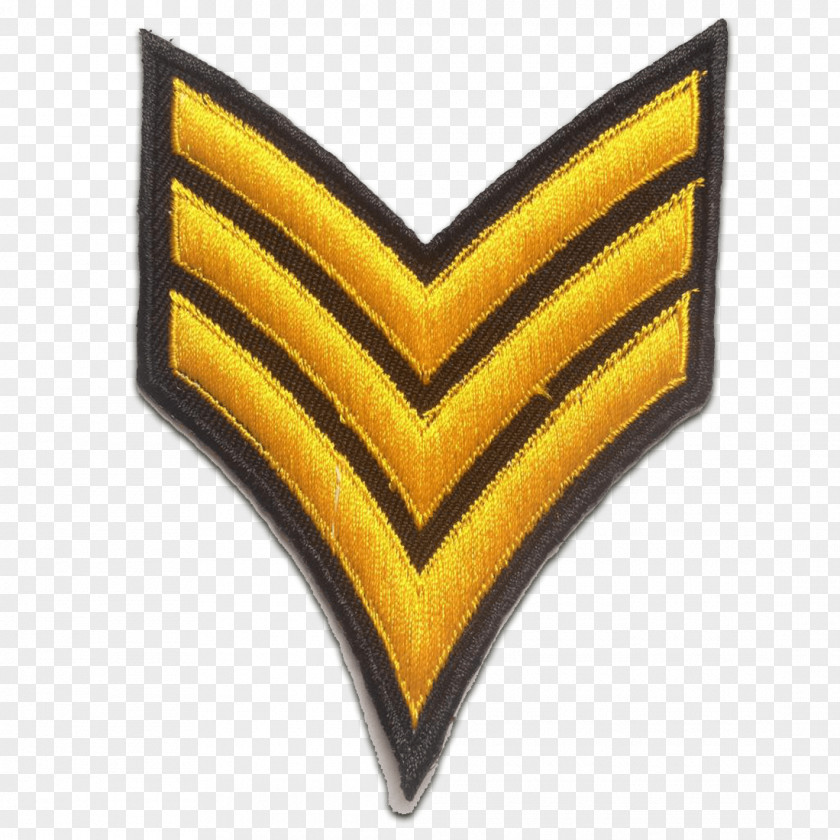 Embroidered Patch Military Rank Sergeant United States Army PNG
