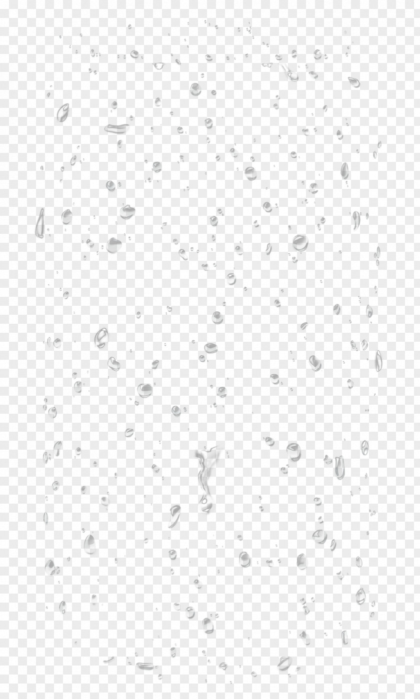 Hand Painted Transparent Water Drops Deductible White Black Pattern PNG