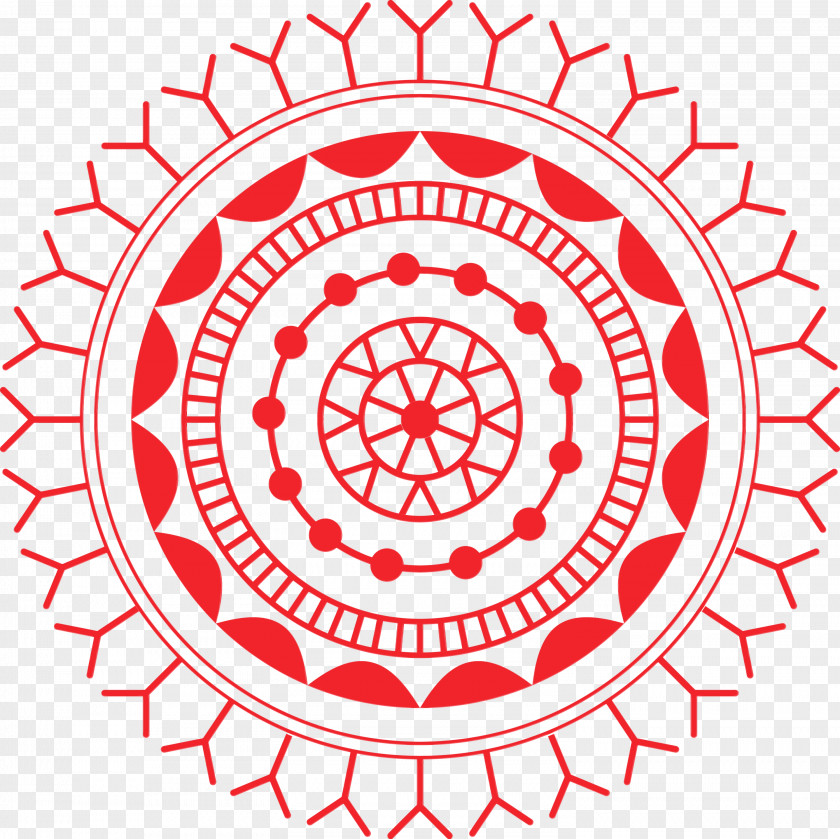 Circle Pattern Textile Visual Arts Symbol PNG